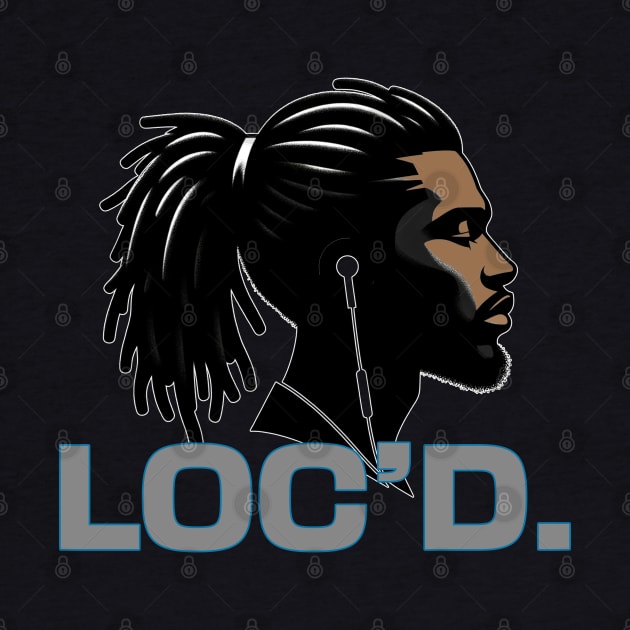 Black Man Locs Loc'd by blackartmattersshop